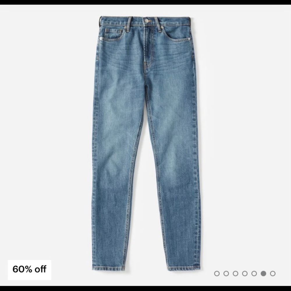 Everlane mid rise skinny jeans